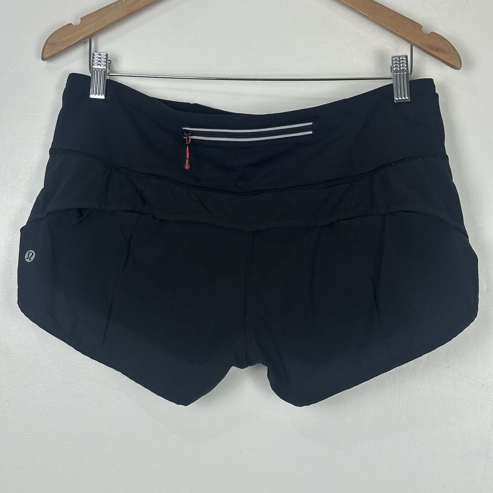 Lululemon Speed Up Short 3" Black Women's Size 8